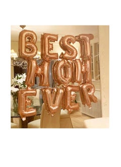 Party with Emma Rose Gold Letter A to Z Balloons 32 inch Large Alphabet Balloons Rose Gold Helium Foil Letter Balloon Banner for Birthday Party Anniversary Wedding Decoration (Rose Gold-Q)  - Image 3