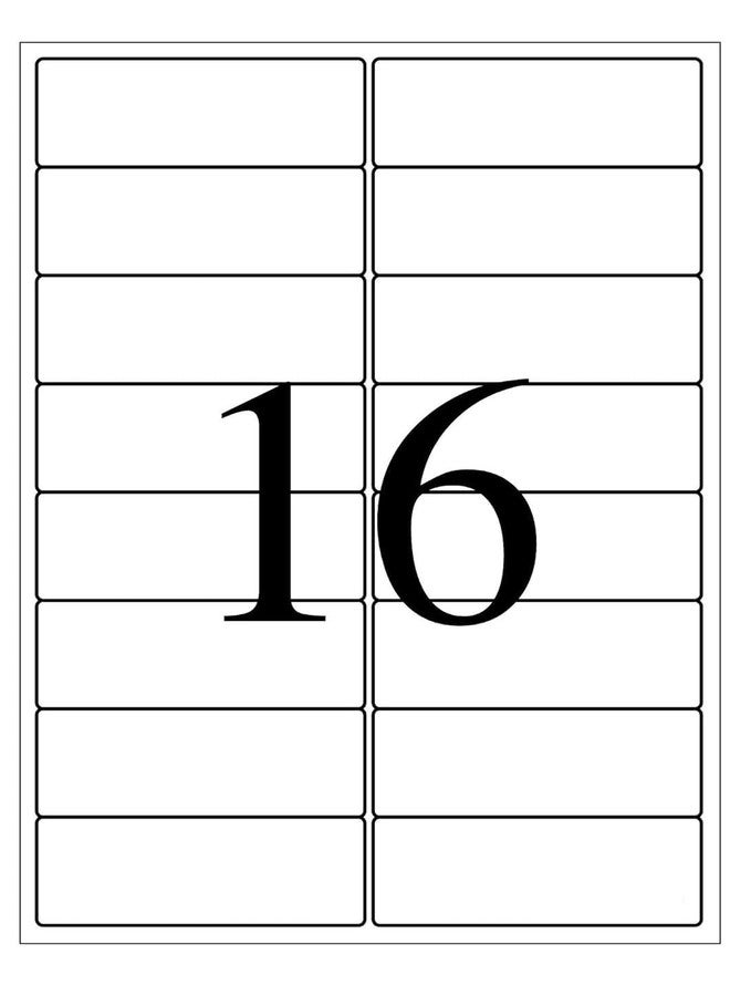 Sehgal Store Easy Ship Sticky Paper A4 Size ST 16 Label Sheets – Easy-Peel, Multipurpose Labels for Mailing and Filing, Perfect for Organizing, Shipping, and Office Use Pack of (500) - Image 1