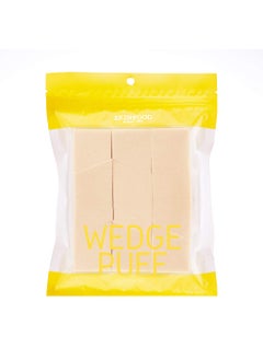 SKIN FOOD since 1957 SKINFOOD Wedge Puff Sponges Jumbo Size 12pcs - Blender Beauty Foundation Wedges Blending Sponge - Makeup Wedges - Multi Purpose Cosmetic Applicator Makeup Sponge Blender for Makeup & Concealer 