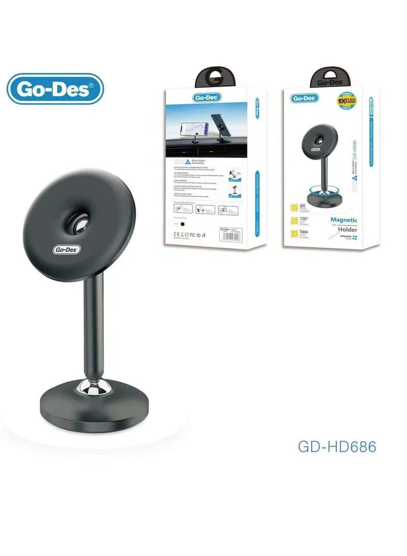 جو-ديز حامل مغناطيسي للسيارة ذو لاصق عالي