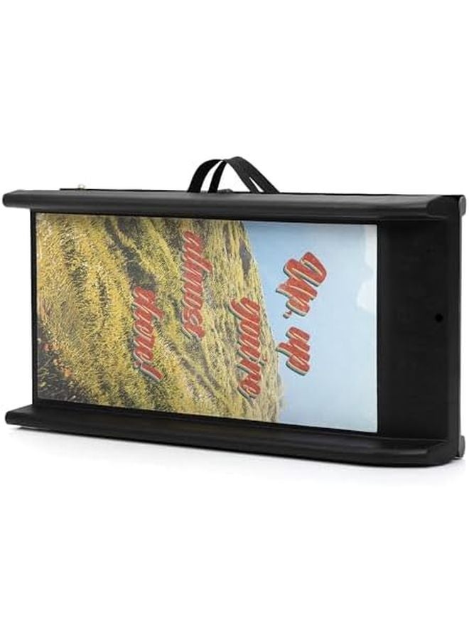 Black Plastic Folding Dog Ramp For Car Truck SUV 61 42 L Portable With No Slip Sandpaper - Image 5