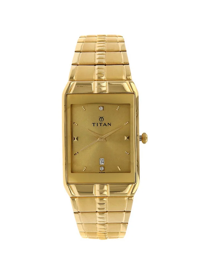 TITAN Metal Analog Wrist Watch 9151YM03
