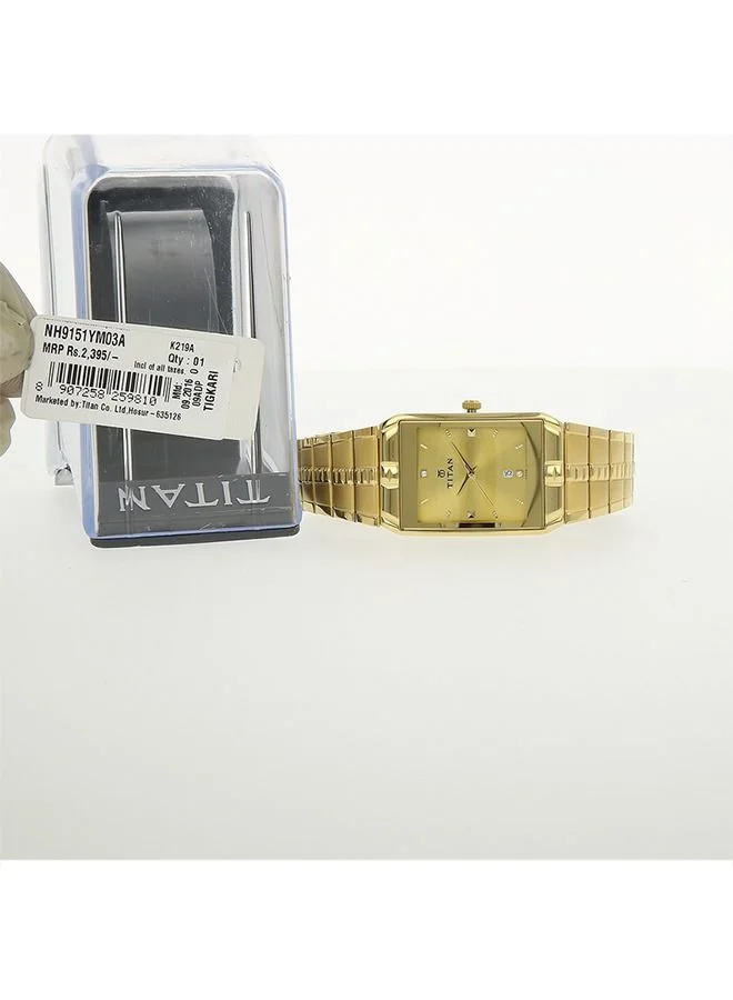 TITAN Metal Analog Wrist Watch 9151YM03