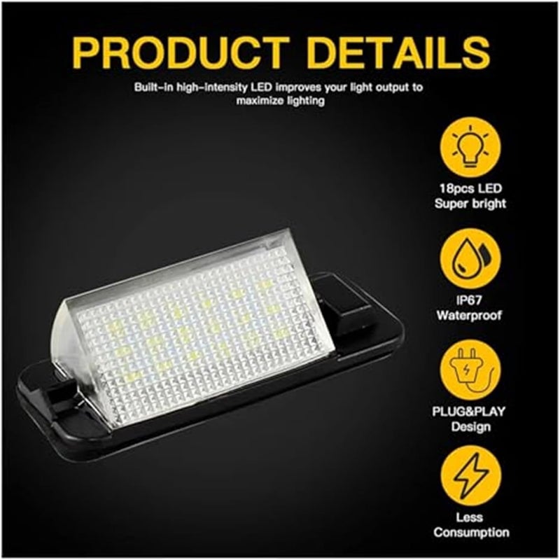 Wivplex 2PCS License Plate Lights for BMW E36 - Image 5
