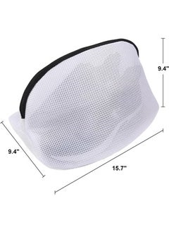 SYOSI 3 Pcs Mesh Shoe Washing Bag, Double Layer Design for Sneakers, Running Shoes, Socks & Bras, with Zip Closure for Secure Washing & Quick Drying, Durable Polyester Material  - Image 2