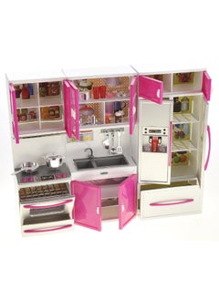 PowerTRC PowerTRC Modern Kitchen Toy Playset: Deluxe Kit Adventure, Lights, Sound, and Battery Operated | Includes Fridge, Freezer, Oven, Stove, and Sink for Endless Fun!  - Image 1