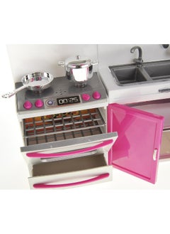 PowerTRC PowerTRC Modern Kitchen Toy Playset: Deluxe Kit Adventure, Lights, Sound, and Battery Operated | Includes Fridge, Freezer, Oven, Stove, and Sink for Endless Fun!  - Image 5
