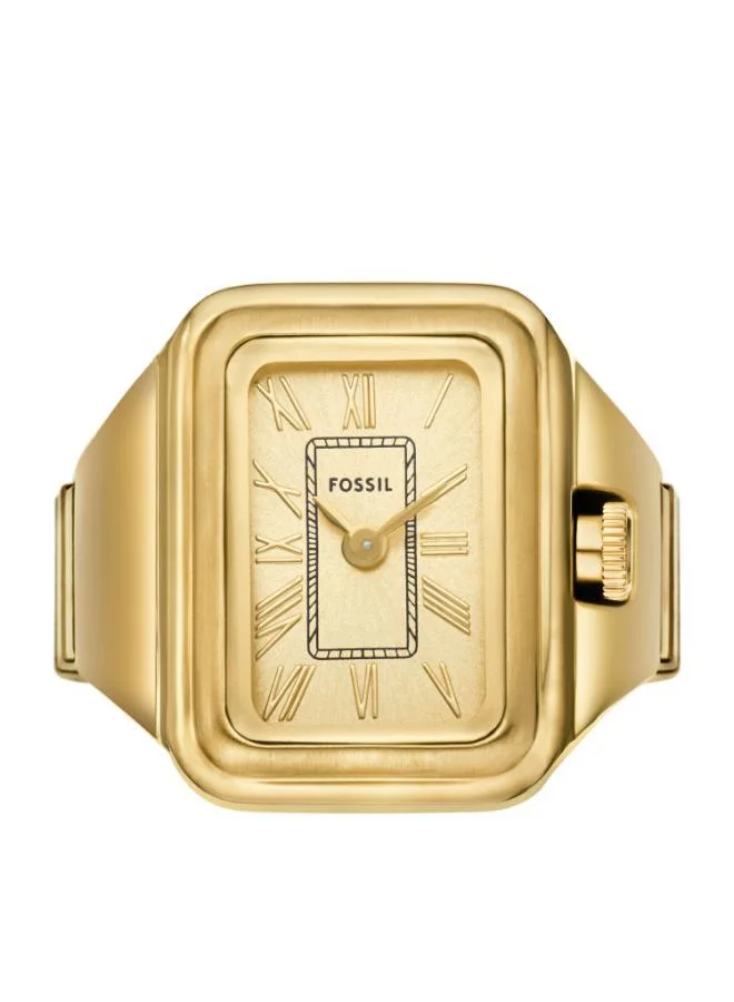 Fossil Raquel Stainless Steel Strap Analog Ring Watch