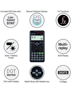 ULHYC Fx-991Es Plus 2nd Edition Scientific Calculator Black  - Image 4