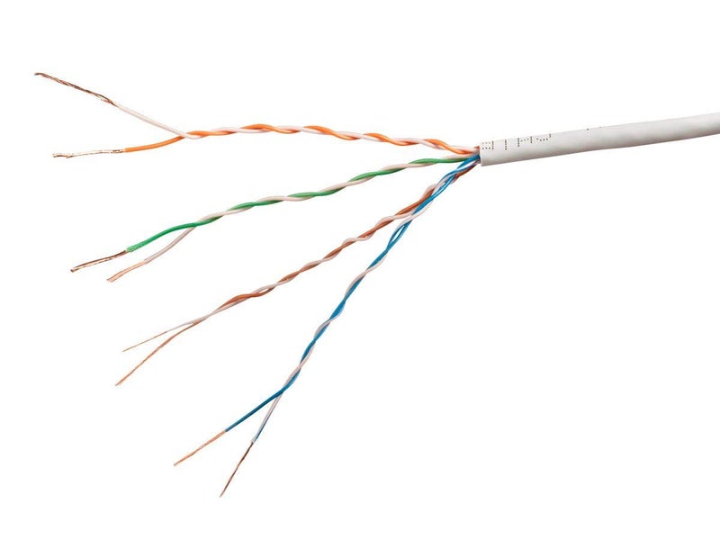 Monoprice Cat6 1ft White Component Level Patch Cable UTP 28AWG 550MHz Pure Bare Copper Snagless RJ45 SlimRun Series Ethernet Cable - Image 4