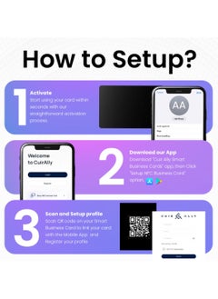 CUIR ALLY NFC Business Card(White)- Tap and Share your readymade Contact Card to any mobile instantly  - Image 4