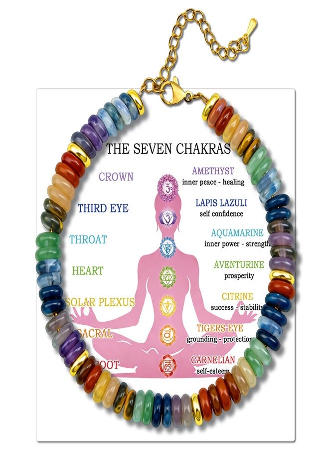 igvean Healing Crystals Chakra Bracelets Healing Gifts for Women Spiritual Gifts Anxiety Bracelet for Women Birthday Gift Ideas Valentines Day Christmas Gift for Best Friend Mom Daughter Coworker - Image 1