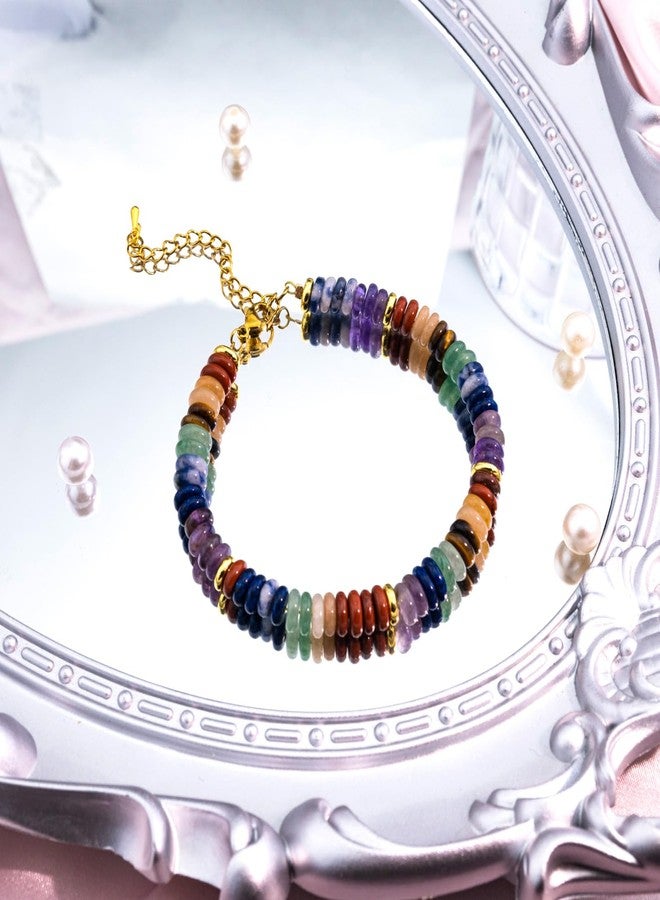 igvean Healing Crystals Chakra Bracelets Healing Gifts for Women Spiritual Gifts Anxiety Bracelet for Women Birthday Gift Ideas Valentines Day Christmas Gift for Best Friend Mom Daughter Coworker - Image 5