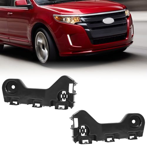BXZ Front Bumper Cover Support Bracket Retainer Reinforcement Pair for Ford Edge 2011 2012 2013 2014 - Image 1