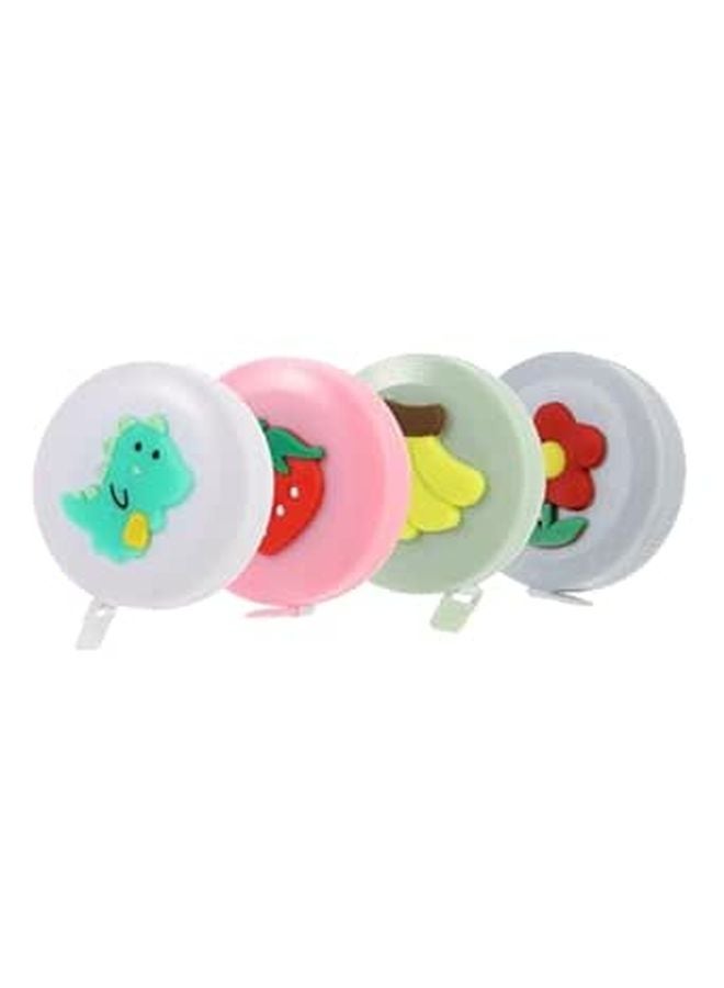4Pcs Mini Cartoon Retractable Soft Tape Measure Set For Body Sewing Tailoring And Travel - Image 1