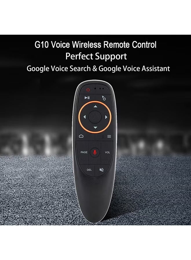 G10 Wireless Remote Control With USB Receiver Voice Control For Android TV Box PC Laptop Notebook Smart TV Black - Image 2