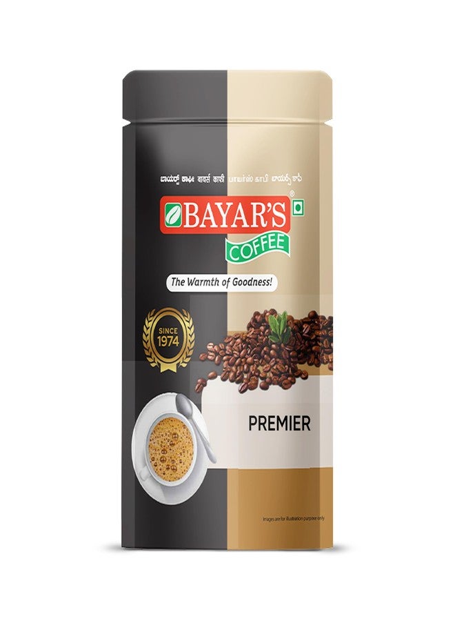 Bayar's Coffee Premium Filter Coffee Powder 500g | Authentic South Indian Blend with 90% Coffee & 10% Chicory | Freshly Roasted & Ground for Rich Aroma & Taste - Image 1