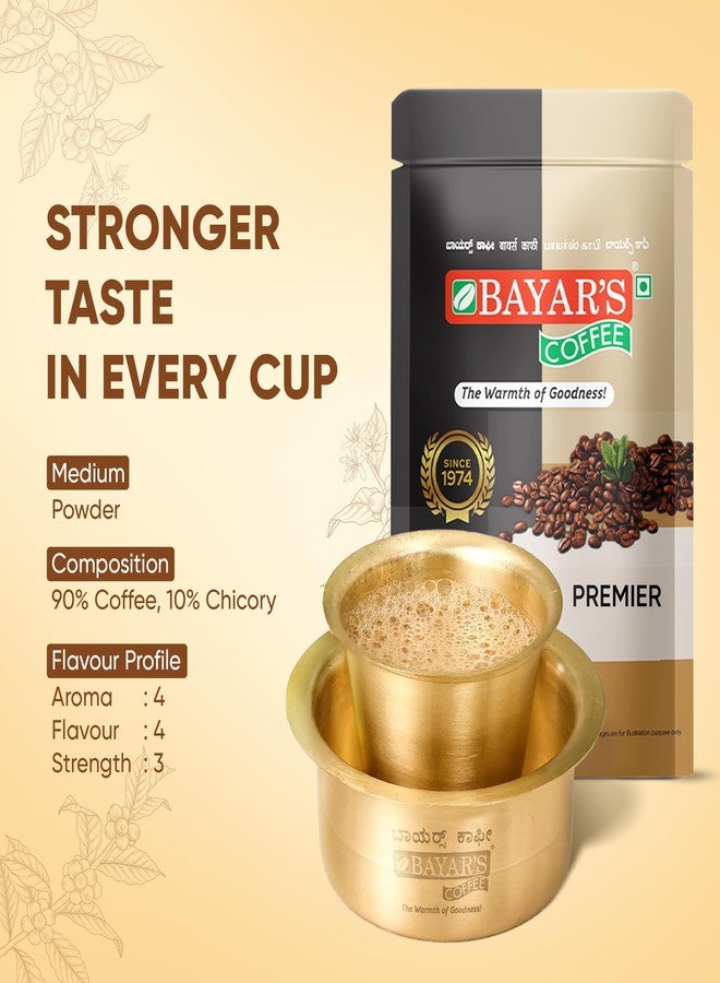 Bayar's Coffee Premium Filter Coffee Powder 500g | Authentic South Indian Blend with 90% Coffee & 10% Chicory | Freshly Roasted & Ground for Rich Aroma & Taste - Image 2