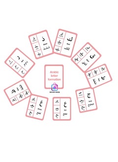 DECOR SOUQ Arabic Alphabet Flashcards - Learn Arabic Letter Formation - Perfect for Kids, Beginners & Students - Language Learning Made Fun & Easy - Educational Tool with Visual Guides for Word Integration - Arabic Writing Learning Aid - Set of Educational Flashcards  - Image 2