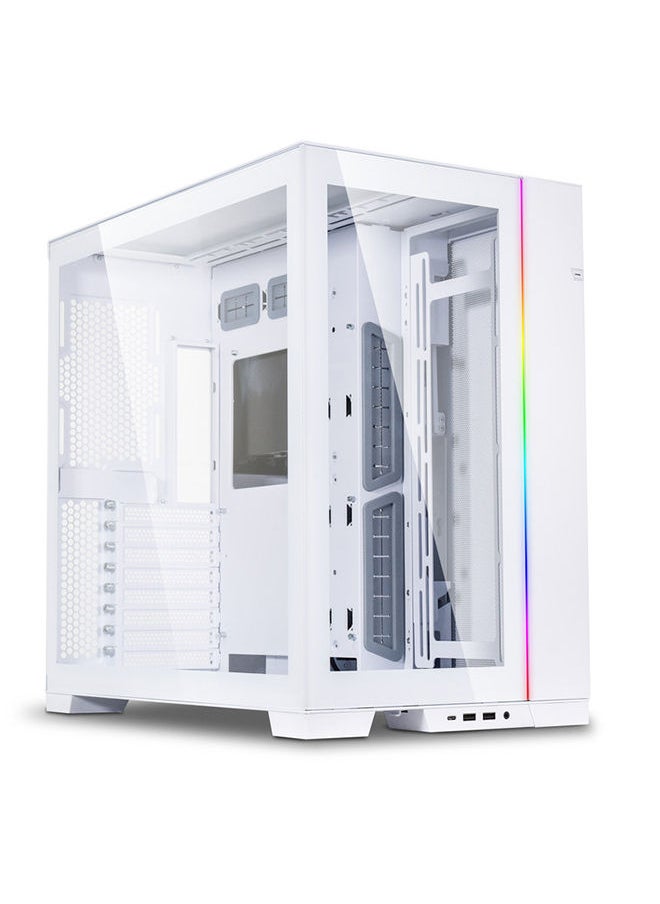 LIAN LI - O11 Dynamic EVO O11DEW White Aluminum / Steel / Tempered Glass ATX Mid Tower Computer Case, G99.O11DEW.00 - Image 1