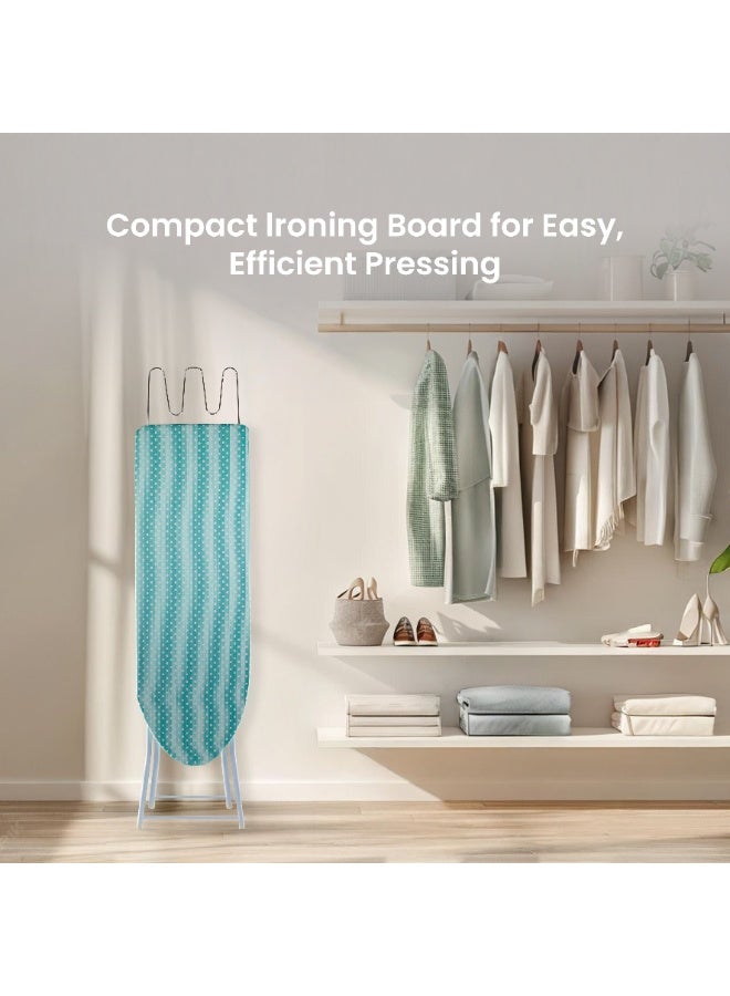 Clean and Care Ironing Board Size A 110cm x 30cm Strong Board 4 Adjustable Heights Iron Durable Stand High Quality Cushion Foldable Space saving - Image 4