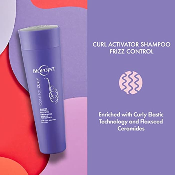 BIOPOINT Anti-Frizz and Anti-Crespo Curl and Wave Shampoo - Hydrating Formula for Defined, Elastic Curls - Image 3