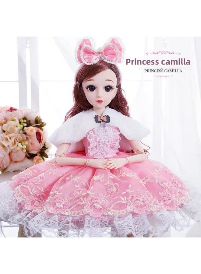 Oversized Smart Dress-up Doll Suit Girl Princess Talking Children Clothes Girls Birthday Toys-Color:Upgraded Version Of Blink Princess Camilla-Height:60cm +intimate Gifts 【simple Decoration】 - Image 1