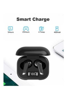 Generic Earbuds TWS FE Bluetooth 5.3 Earphones With TWS Wireless Low Latency Technology and Headset LED Digital Display In Sleek Black Design Earphones  - Image 4