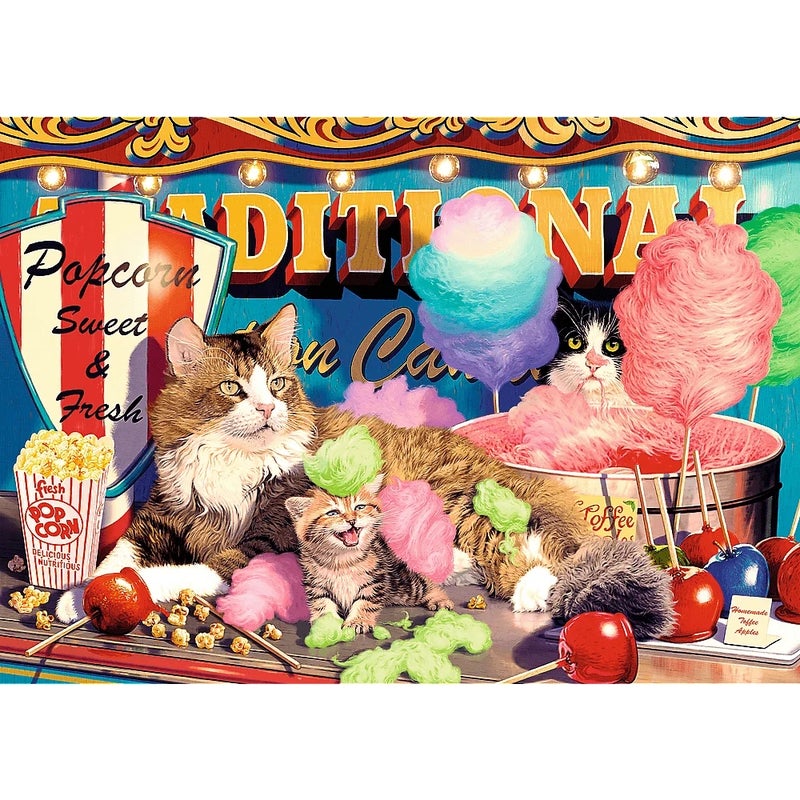 Trefl - Fluffy Friends Puzzle (2x500) Pieces - 37495 - Image 2