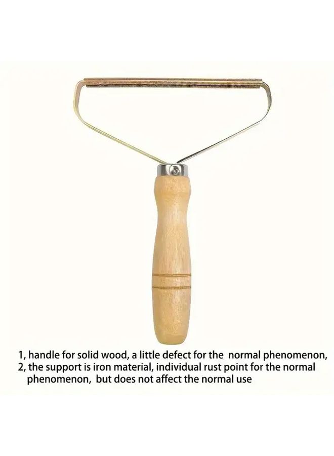 Manual Scraper Double Sided Hair Removal Lint Remover Ergonomic Handle For Clothing Furniture - Image 5