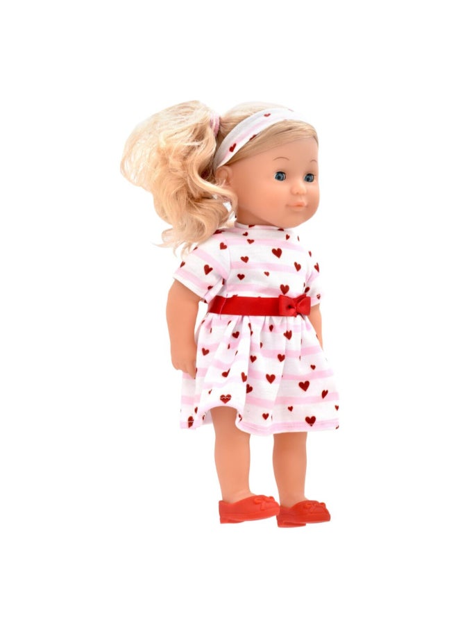 دولز وورلد تشارولت دمية بجسم طري وشعر أشقر ألوان متعددة 36 سم PKN78200 - Image 2