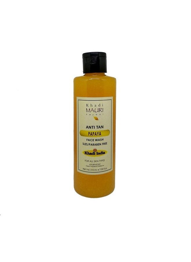 Khadi MAURI Papaya Face Wash Pack Of 1 Face Wash (210 Ml)  - Image 2