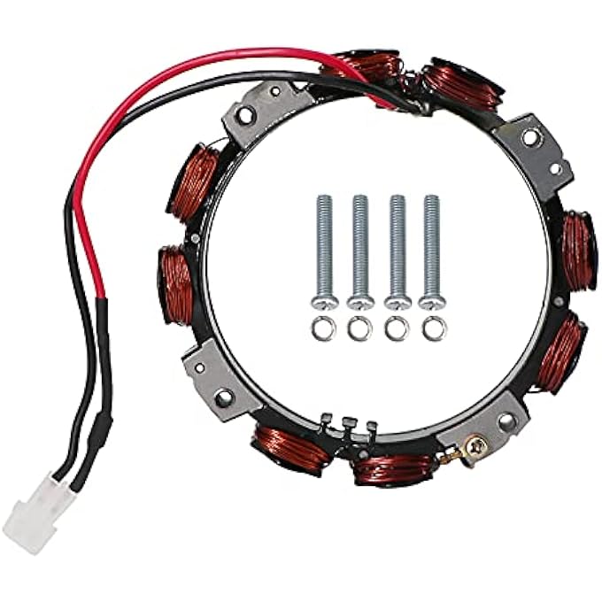 Dokili 592831 Alternator Fit for Briggs & Stratton Ring Ignition Coil (Dual Circuit) 696459 393800 691063 393474 Lawn and Garden Equipment Engine Alternator - Image 1