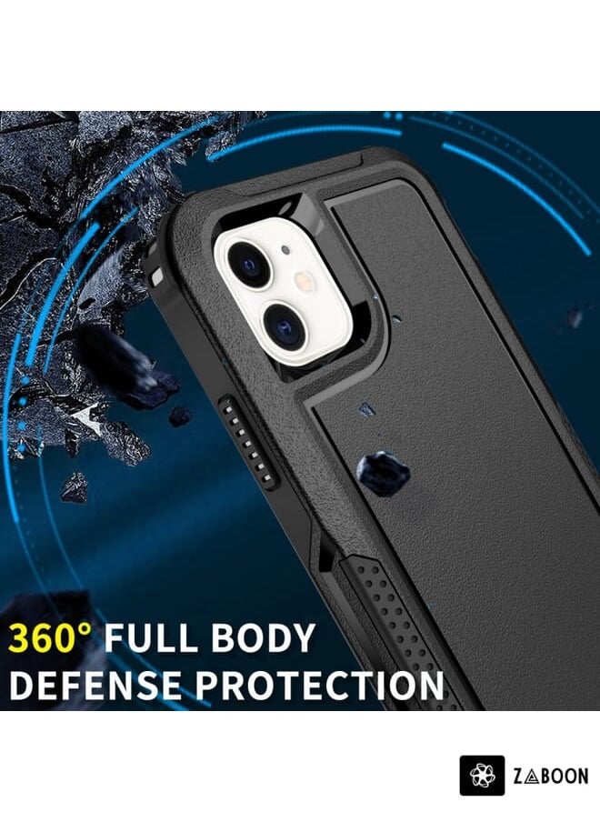 Zaboon - Protective Case For iPhone 11 3 in 1 PC + TPU Shockproof - Image 1