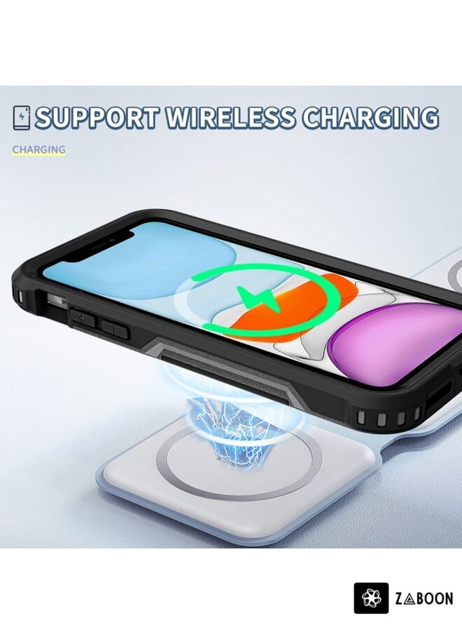 Zaboon - Protective Case For iPhone 11 3 in 1 PC + TPU Shockproof - Image 1