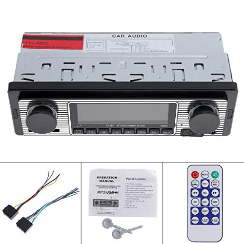 ePathChina 12V Bluetooth Car Radio MP3 Player Vehicle Stereo Audio Support FM/USB/SD/AUX with Remote Control - Image 1