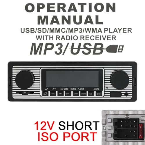 ePathChina 12V Bluetooth Car Radio MP3 Player Vehicle Stereo Audio Support FM/USB/SD/AUX with Remote Control - Image 3