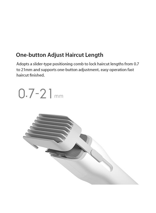 NIBEMINENT Enhcen Boost Hair Trimmer White 17.00X4.00X9.00cm - Image 4