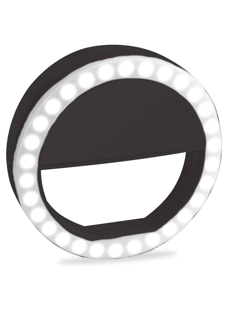 Rechargeable Portable Clip-on Selfie Fill Light with 36 LED for iPhone/Android Smart Phone Photography, Camera Video - Image 1