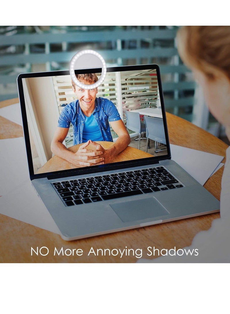 Rechargeable Portable Clip-on Selfie Fill Light with 36 LED for iPhone/Android Smart Phone Photography, Camera Video - Image 4