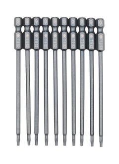 NIBEMINENT 10-Piece Security Torx Bit Set Grey  - Image 1
