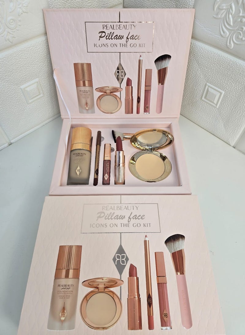 REAL BEAUTY Realbeauty Pillow bace Icons on The Go Kit