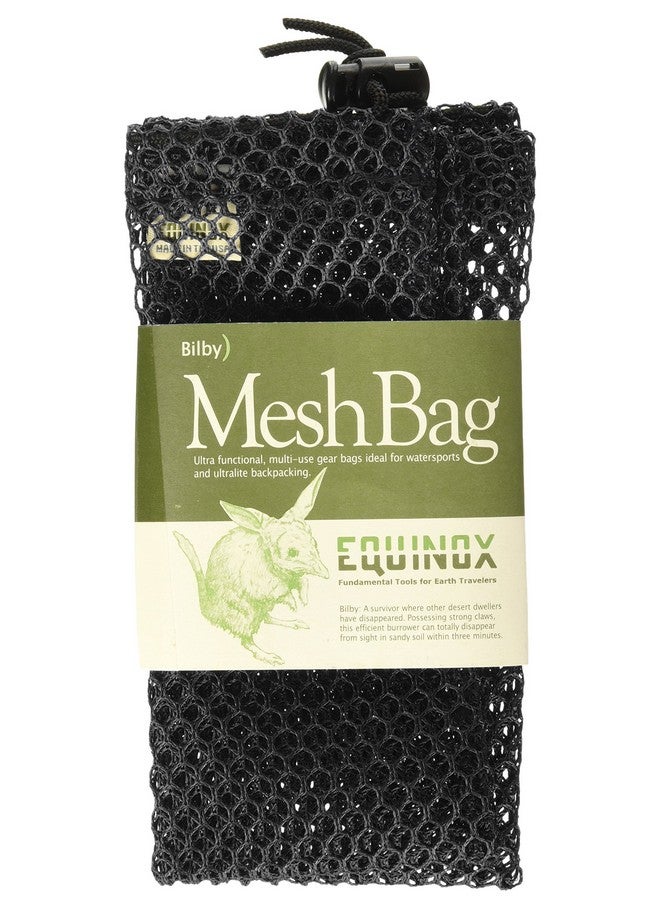 Equinox Nylon Mesh Stuff Bag, 11" X 16", Black - Image 3