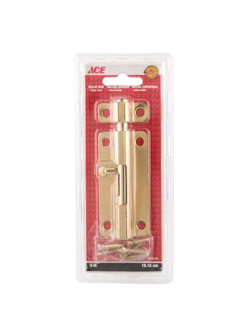 ACE Zinc Plated Barrel Bolt 10 Cm