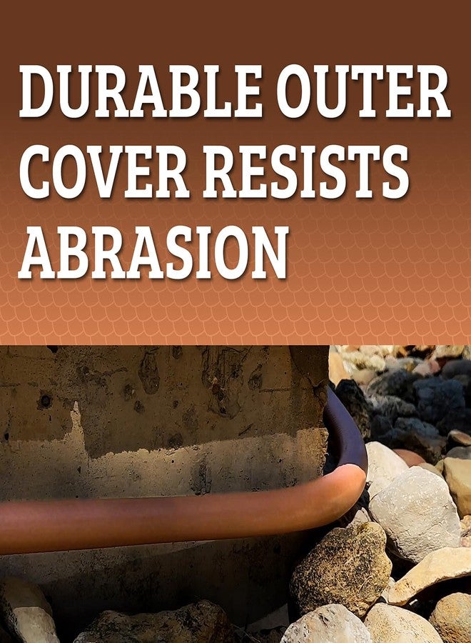 خرطوم حديقة Flexzilla Colors™ ذو قبضة قياسية 5/8 بوصة × 25 قدمًا 3/4 بوصة - 11 1/2 وصلات GHT، طين أحمر - Image 4