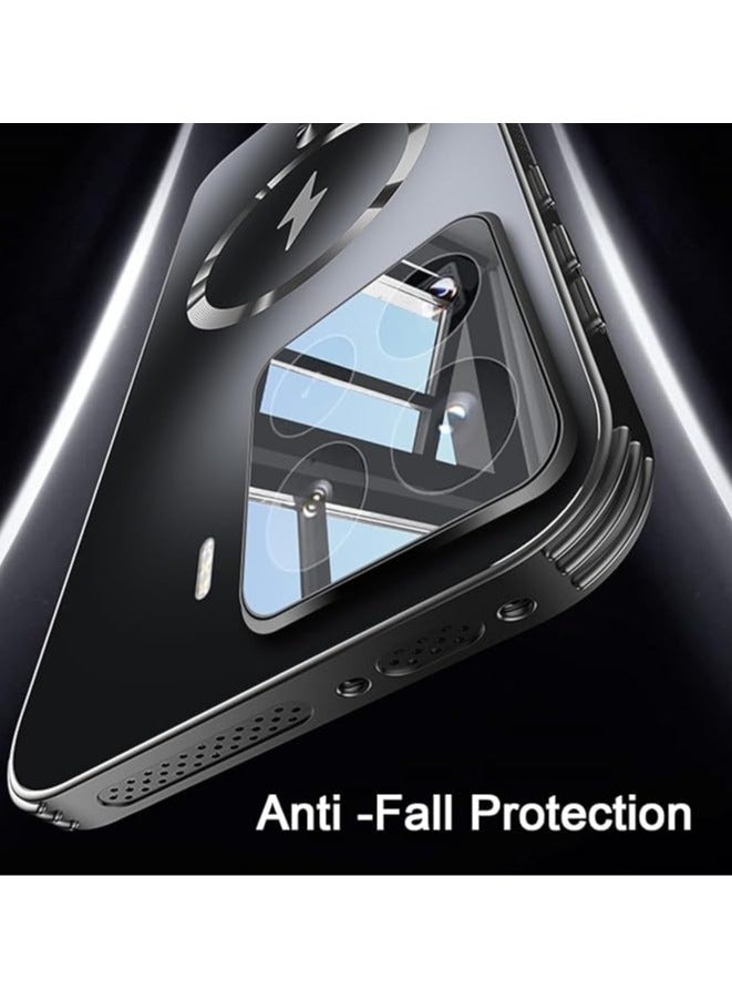 حافظة مغناطيسية متوافقة مع Xiaomi 15 Pro، شحن لاسلكي 【متوافق مع Mag-Safe】، حافظة رفيعة PC مقاومة للبصمات، حماية لعدسة الكاميرا لـ Mi 15 Pro. - Image 5