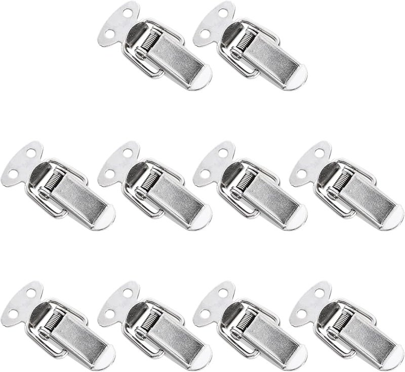 Heavy Duty Spring Lock Buckles 10pcs Iron Toggle Latch For Cases Cabinets Boxes - Image 2