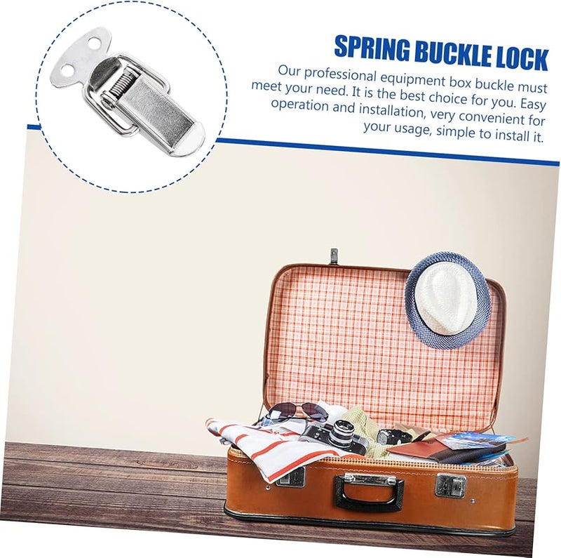 Heavy Duty Spring Lock Buckles 10pcs Iron Toggle Latch For Cases Cabinets Boxes - Image 3
