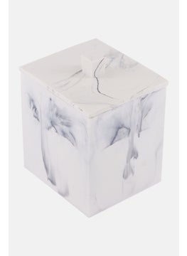 AMG Marble Cotton Ball Swab Holder, Grey  - Image 2