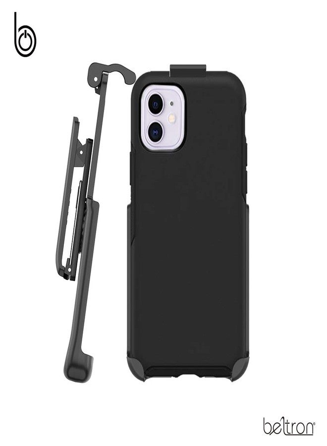 مشبك حزام BELTRON متوافق مع حافظة سلسلة Symmetry لهواتف iPhone 13 Mini و iPhone 12 Mini (الحافظة غير متضمنة، مشبك الحزام فقط) مع مسند مدمج - Image 3